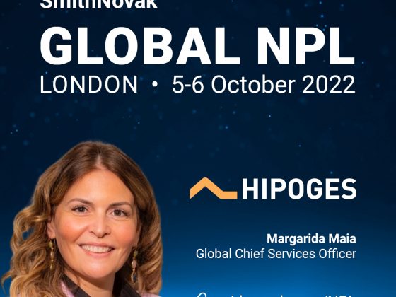 Global NPL 2022 Event Sponsored by Hipoges Hosted by SmithNovak with Margarida Maia Hipoges' Chief Services Officer as speaker
