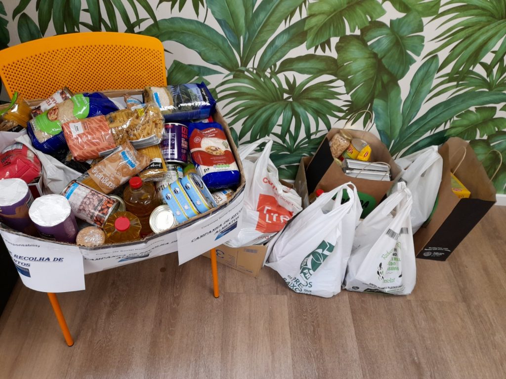 ODS lucha pobreza Banco Alimentos Madrid recogida comida AMI Portugal